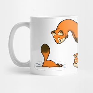 Hunting red fox Mug